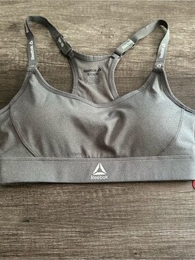Reebok Women's Gray Small Impact Sports Bra